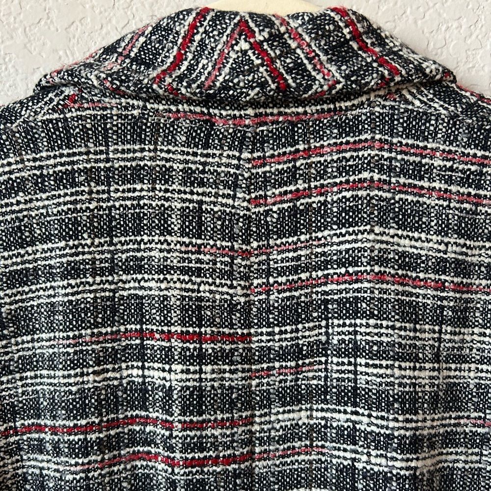 Isabel Marant Etoile Tweed Blazer in Black/Red/White, Size 36 (US S) - Picture 9 of 12